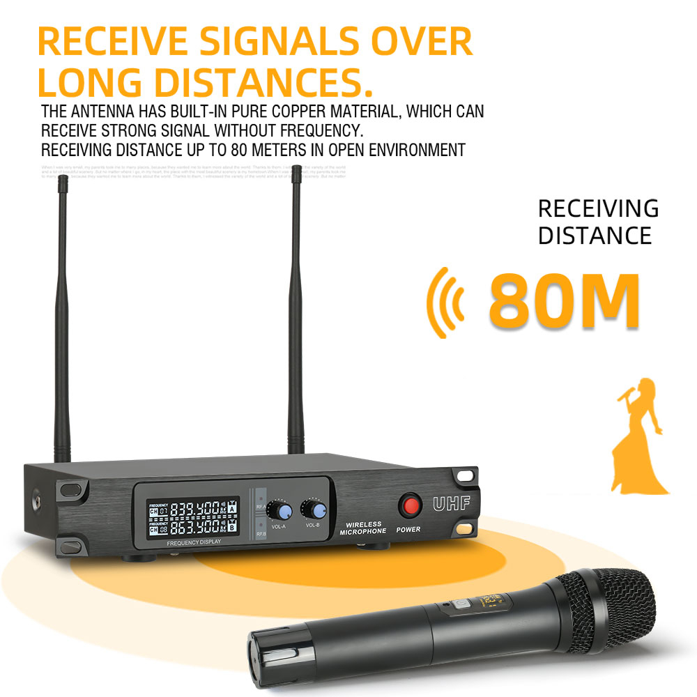 slxd6-ไมโครโฟนไร้สายหนึ่งสำหรับ-2-ไมโครโฟนมือถือ-2-ตัว-ระยะรับสัญญาณ-80m-uhf-fm-เหมาะสำหรับการแสดงวงดนตรีในครอบครั
