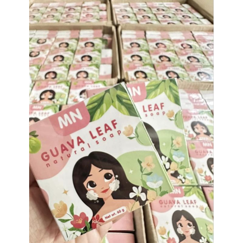 สบู่ล้างหน้าแบรนด์ครีมนมสด-guava-leaf