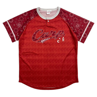 เสื้อเบสบอล Hiroshima Carp คอจีน  SizeM-L