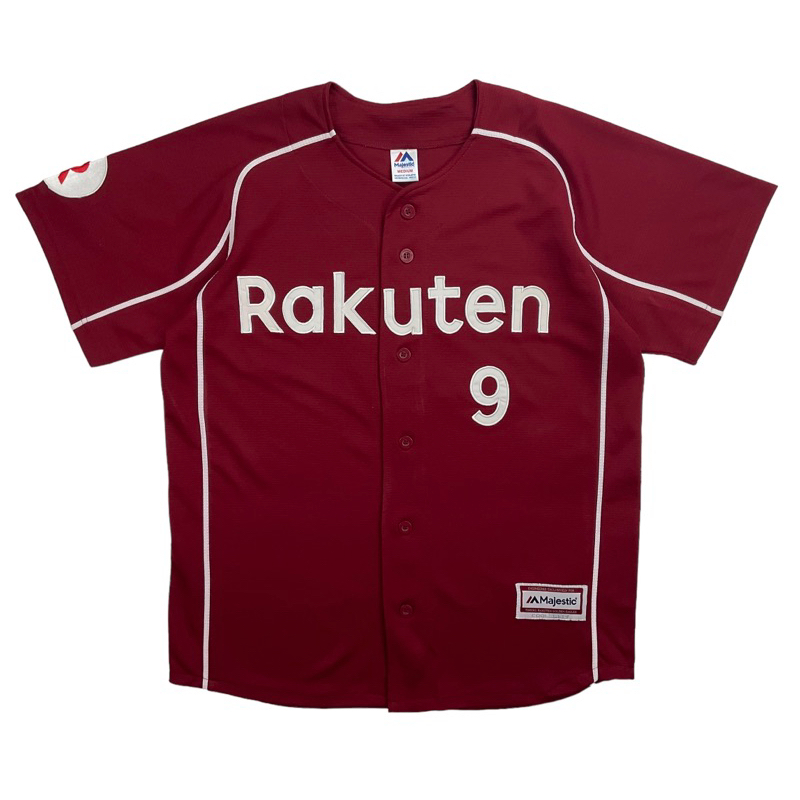 เสื้อเบสบอล-rakuten-majestic-size-m-l-สินค้าใหม่ป้ายหลุด