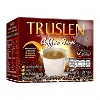 ส่งเร็วส่งไว Truslen Coffee Bern 1 กล่อง 10 ซอง กาแฟเผาผลาญไขมันเก่า กระตุ้นการขับถ่าย