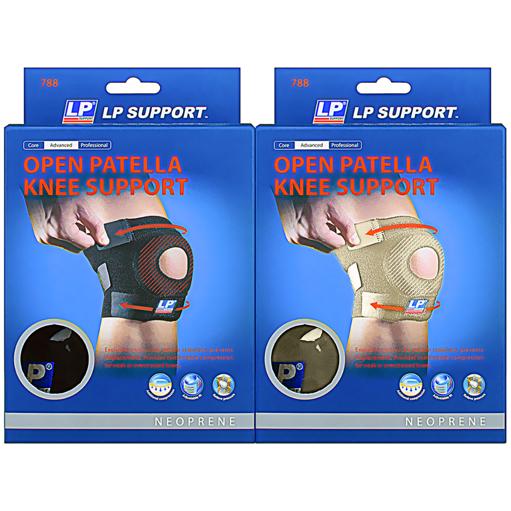LP 708 Open Patella Knee Support X-Small by LP Supports