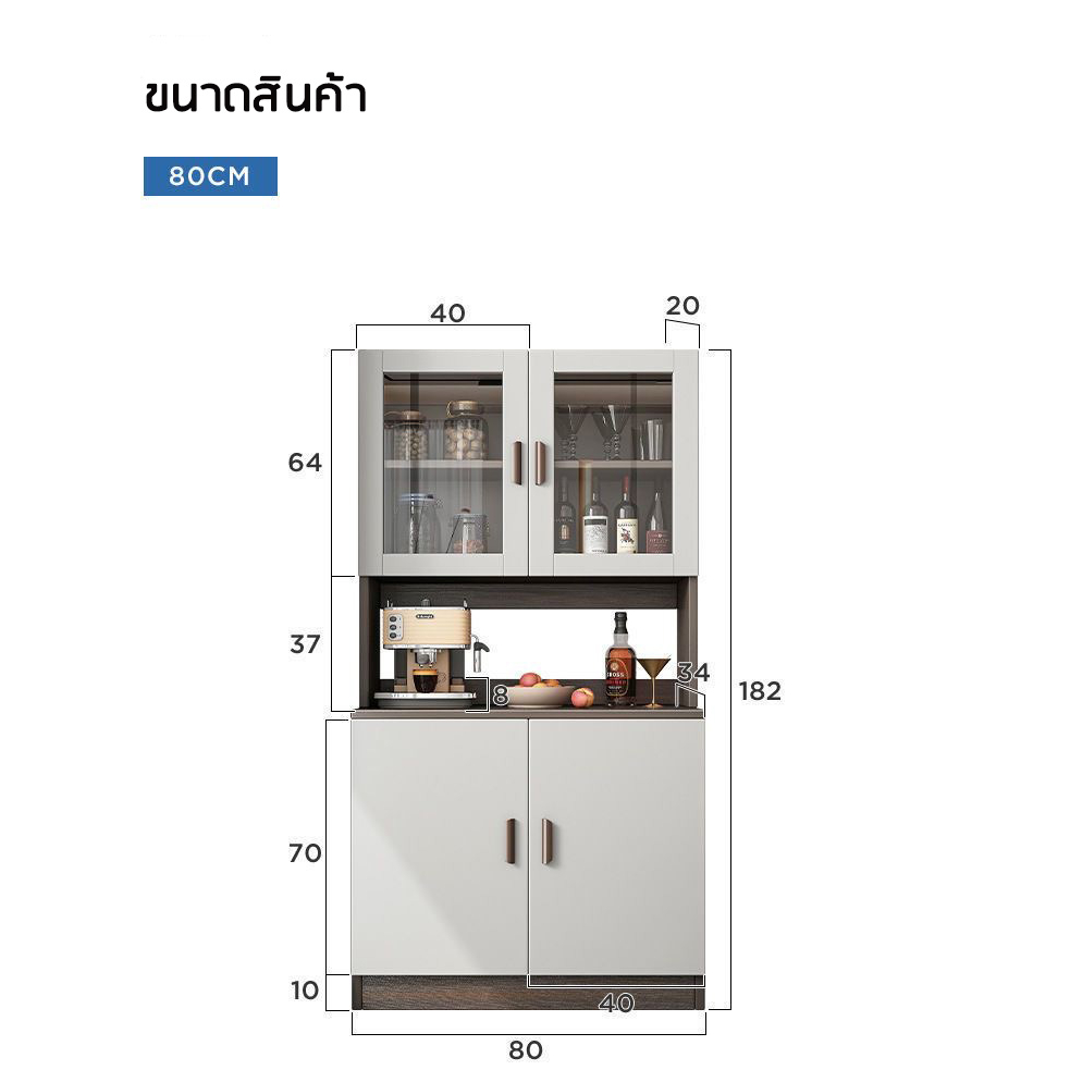 ตู้วางของในห้องครัว-ชั้นวางของในครัว-ตู้เก็บของอเนกประสงค์-ตู้วางไมโครเวฟ-ช่วยประหยัดพื้นที่-ดีไซด์ทันสมัยเคาน์เตอร์ห้อง