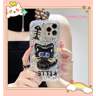 🎁ส่งของขวัญ🎁เคสไอโฟน สำหรับ 11 14 for iPhone Case 13 12 Pro Max น่ารัก การ์ตูน แมว กันกระแทก เคสนิ่ม เคสโทรศัพท์