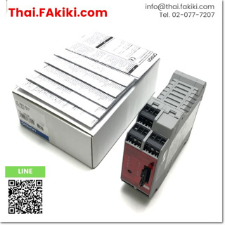 พร้อมส่ง, (B)Unused*, G9SX-AD322-T15-RT Safety Module, โมดูลความปลอดภัย สเปค DC24V, OMRON (66-008-256)