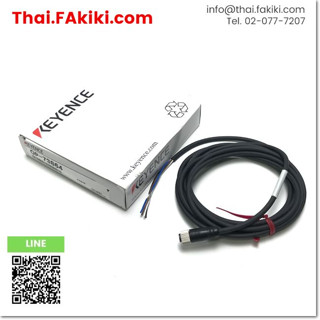 พร้อมส่ง, (A)Unused, OP-73864 cable, สายเคเบิล สเปค M8 2m, KEYENCE (66-008-282)