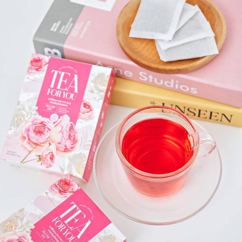 ชา TEA FOR YOU ชาชมพู ตราอารยา[กล่องชมพู]1กล่อง | Shopee Thailand