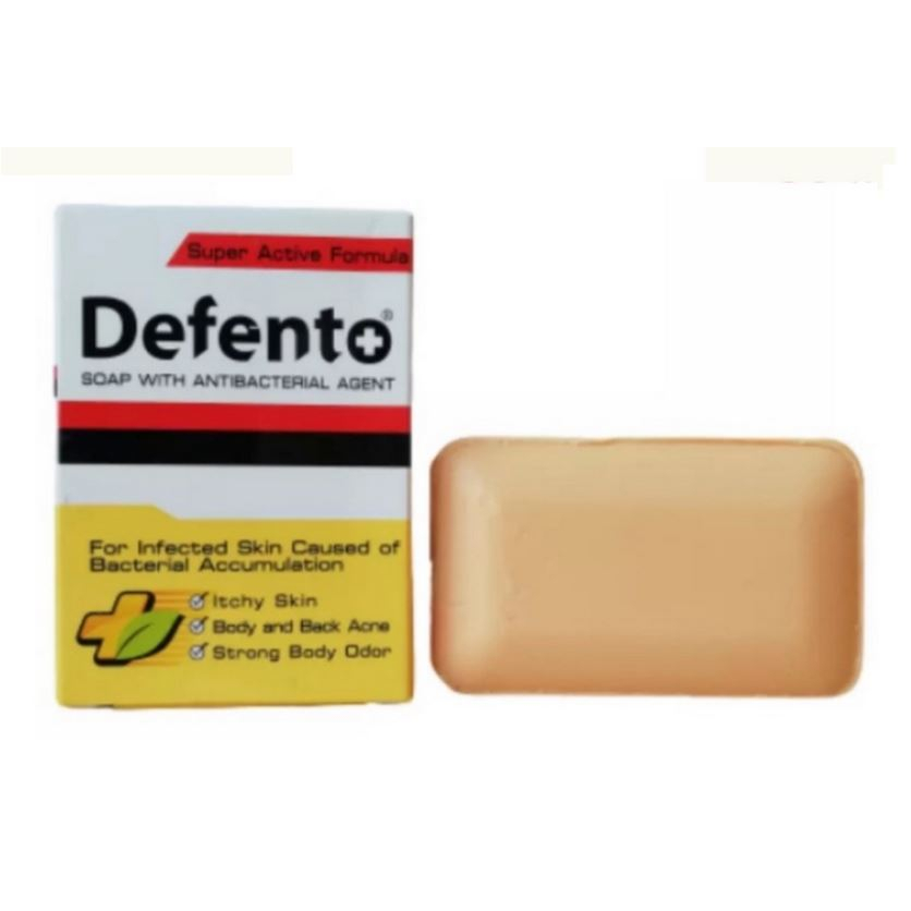 defento-สบู่รักษาสิวที่หลัง-80-กรัม-สบู่ขจัดกลิ่นตัว-และเชื้อโรค