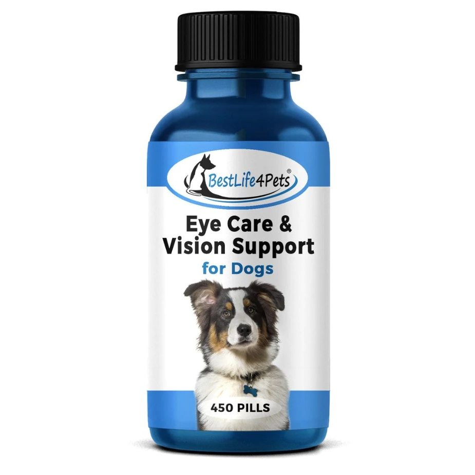[450 เม็ด] DOG Eye Care Vision Support อาหารเสริม บำรุงดวงตาสุนัข สกัด