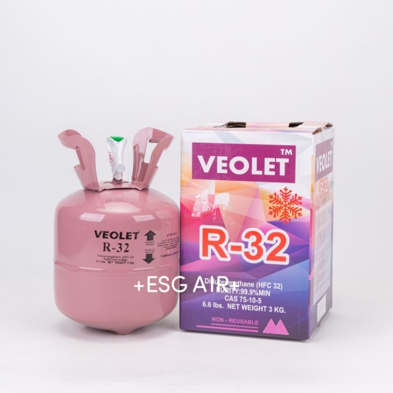 รูปภาพสินค้าแรกของน้ำยา R32 ยี่ห้อ Veolet ขนาด 3 kg