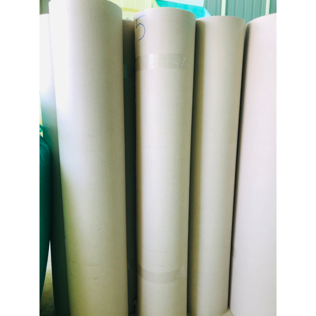 กระดาษลูกฟูก-2-ชั้น-แบบม้วน-corrugated-paper-น้ำหนัก-15kg-หนา-2mm-ราคาถูกจากโรงงาน-ราคา-495-บาท-ม้วน