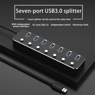 Aluminum USB 3.0 HUB 7 PORT