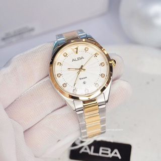[ผ่อนเดือนละ429]🎁ALBA นาฬิกาข้อมือผู้หญิง รุ่น AH7BP6X ของแท้ 100% ประกัน 1 ปี