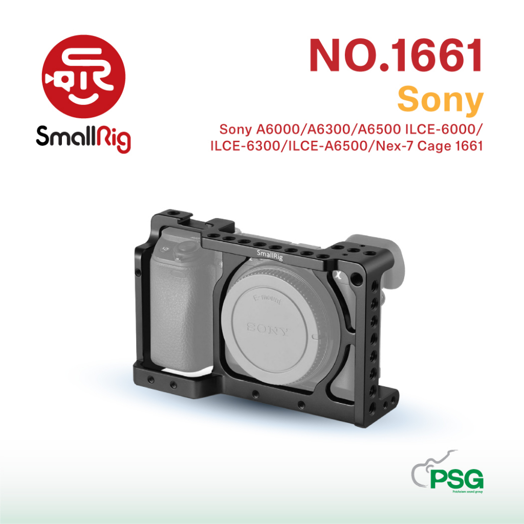 SmallRig Sony A6000/A6300/A6500 ILCE-6000/ILCE-6300/ILCE-A6500/Nex-7 Cage  1661