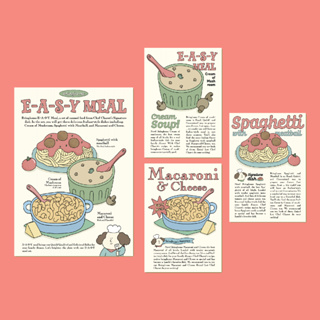 Bringhome E-A-S-Y Meal Poster โปสเตอร์ โปสการ์ด สำหรับติดตกแต่งห้อง