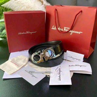 เข็มขัด SALVATORE FERRAGAMO SF BELT แท้💯ใช้งานได้ทั้ง 2ด้าน พร้อมส่งฟรี