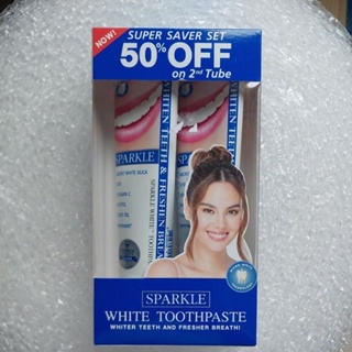 Sparkle white toothpaste ยาสีฟันสูตรฟันขาว 100g. 2 หลอด(2×100g.)