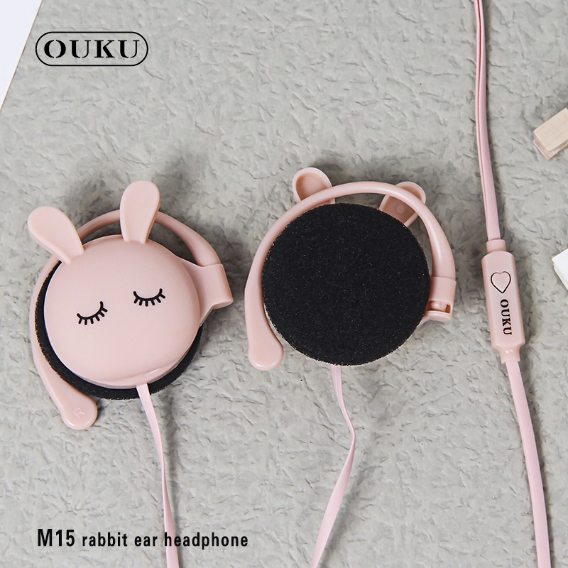 new-ouku-m15-หูฟังการ์ตูน-หูฟังลายการ์ตูนน่ารัก-หูฟังเสียงดี-หูฟัง-small-talk-หูฟังเสียงดี