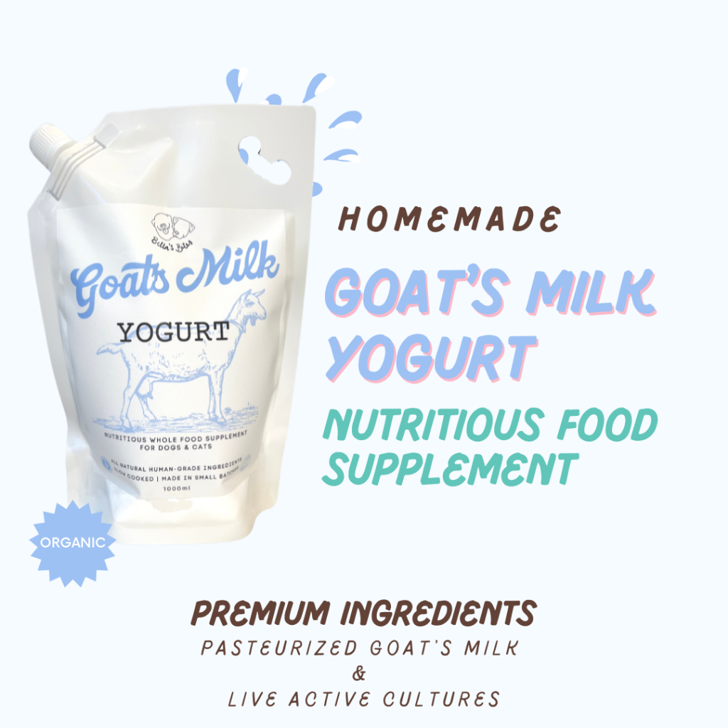 โยเกิร์ตนมแพะ ขนมหมาแมว Bella's Bites Goat's Milk Yogurt for Dogs and