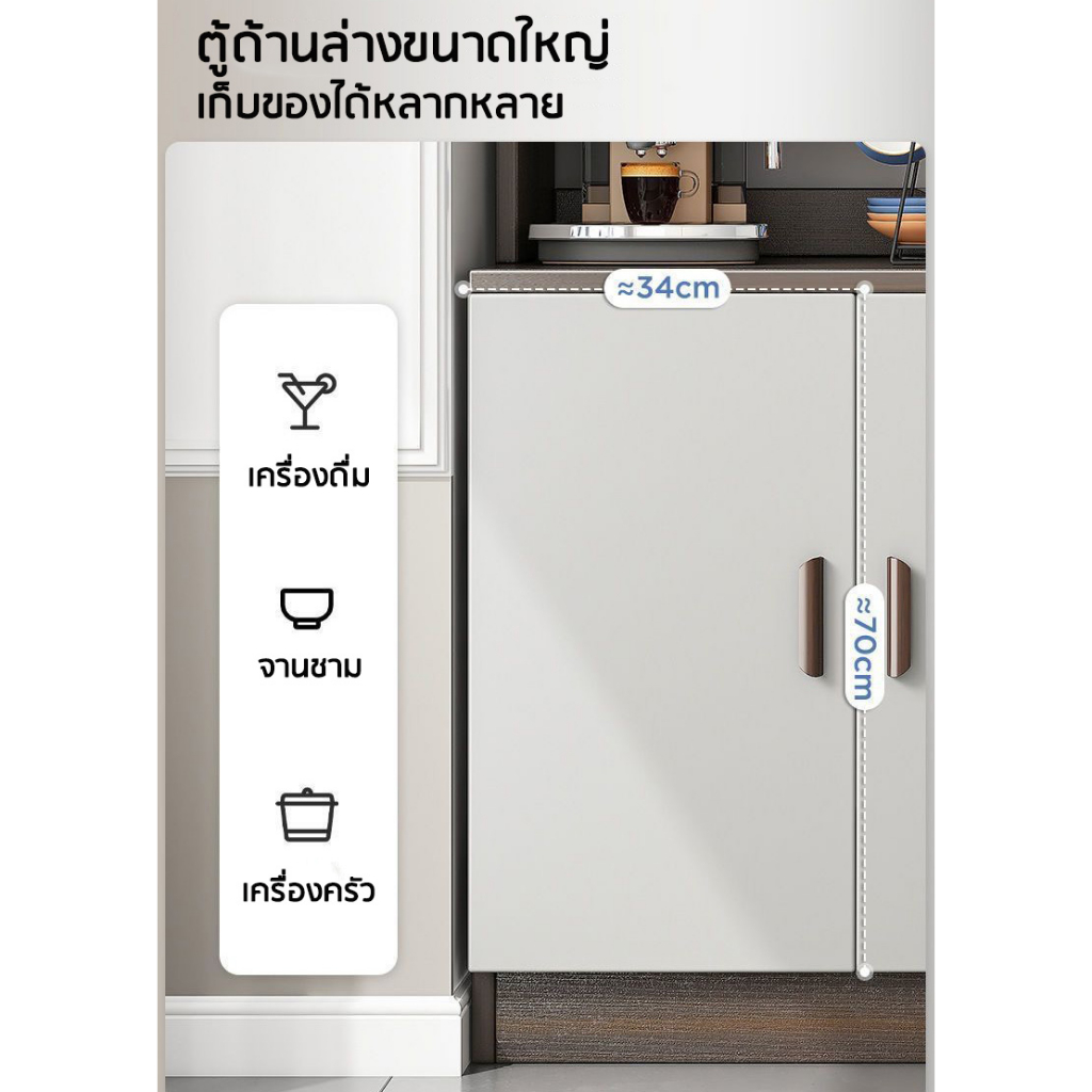 ตู้วางของในห้องครัว-ชั้นวางของในครัว-ตู้เก็บของอเนกประสงค์-ตู้วางไมโครเวฟ-ช่วยประหยัดพื้นที่-ดีไซด์ทันสมัยเคาน์เตอร์ห้อง
