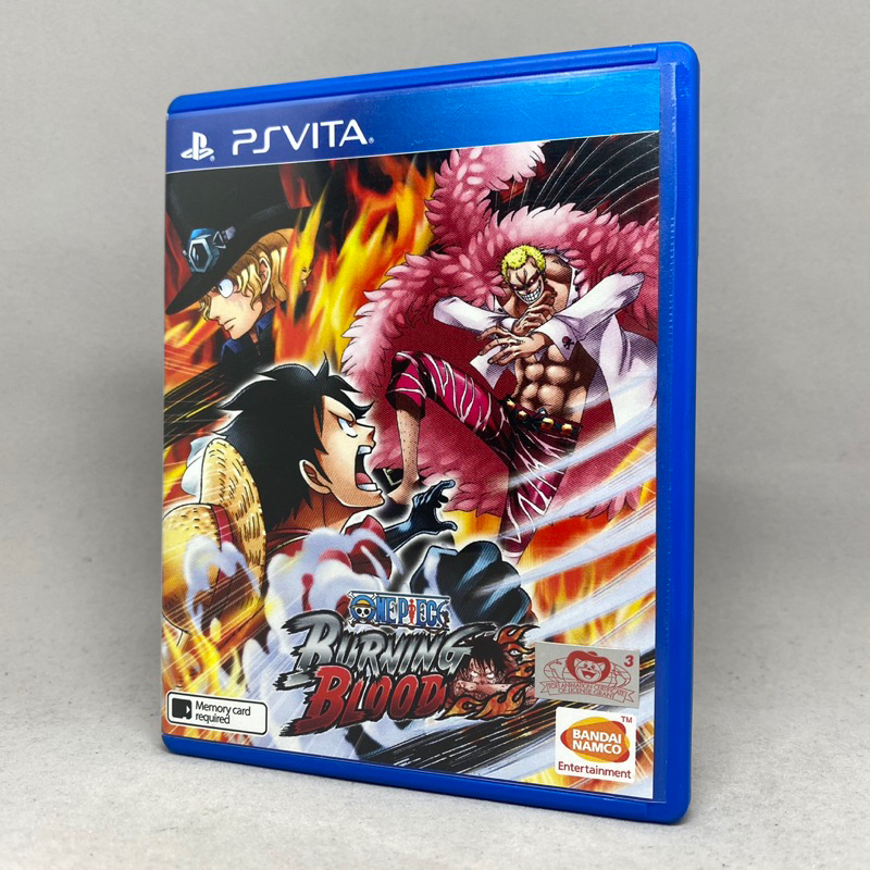 One Piece Burning Blood PS Vita แผ่นเกมเพลสเตชั่นวีต้า แท้ Zone 3