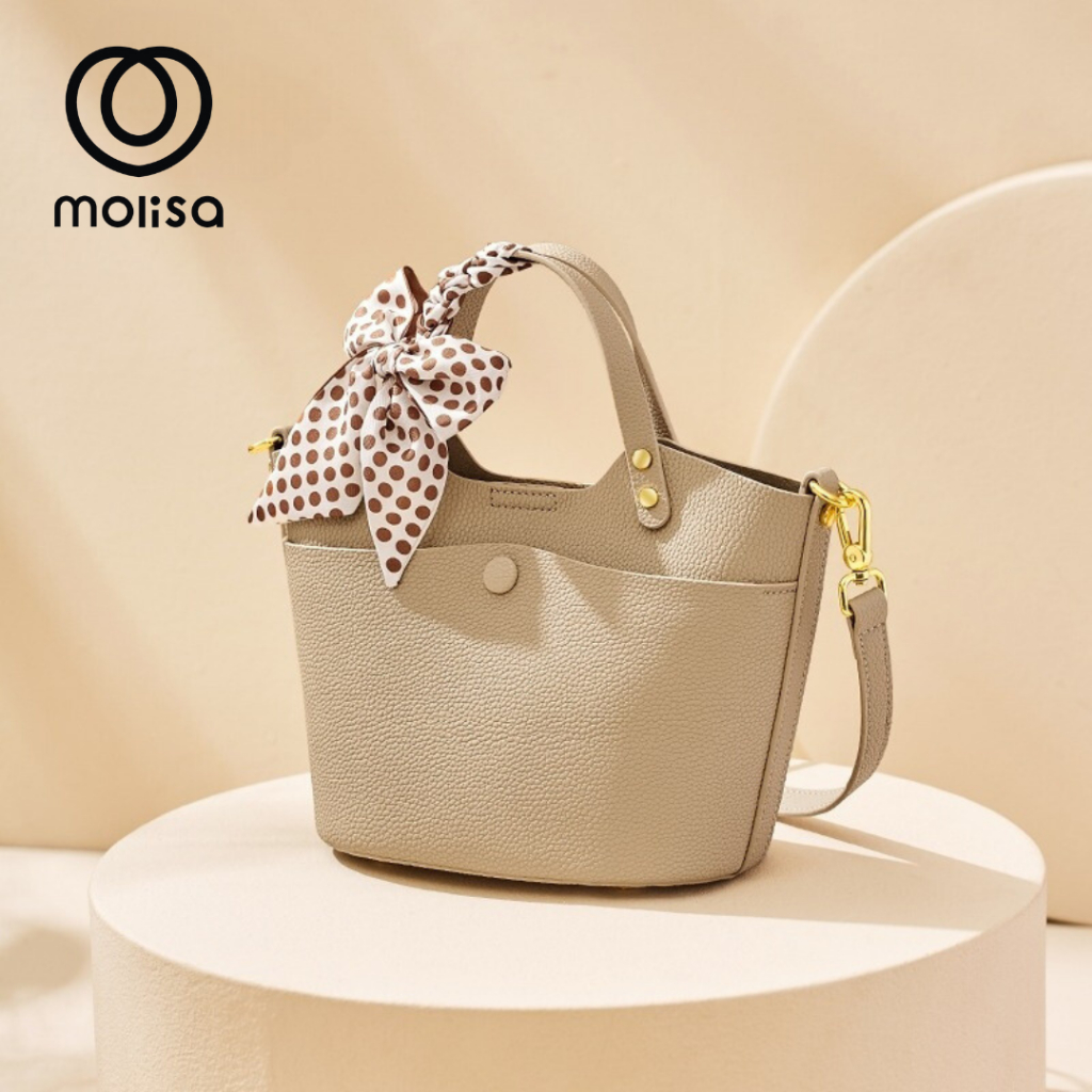 Molisa กระเป๋า Crossbody Shoulder Bag 8119# กระเป๋าสะพายข้าง | Shopee ...