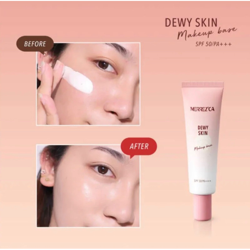 merrezca-dewy-skin-เบสรองพื้น-เมอร์เรซกา-ดิวอี้-สกิน-เมคอัพ-เบส-spf50-pa-20มล