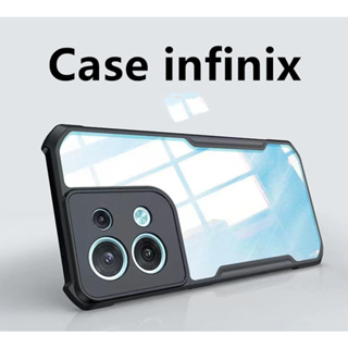 เคสขอบนิ่มหลังใสแข็ง Case infinix Smart7 เคสกันกระแทก PC+TPU เคสโทรศัพท์ Infinix Smart 7