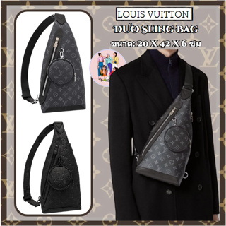 หลุยส์วิตตอง กระเป๋าสะพาย Louis Vuitton /DUO/สไตล์ผู้ชาย/สไตล์คลาสสิก