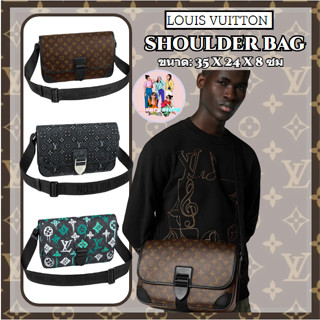 หลุยส์วิตตอง LOUIS VUITTON/ARCHY กระเป๋าสะพายข้างขนาดกลาง/ผู้ชาย/กระเป๋าสะพายข้าง/กระเป๋าสะพายไหล่