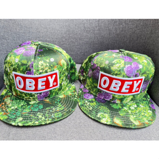 หมวกฮิปฮอปบาสเก็ตบอลสำหรับผู้ชายปักลายใหม่OBEY