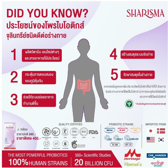 sharis-probiotic-โพรไบโอติก-1กล่อง-7-ซอง-อาหารเสริม-รักษาสมดุลจุลินทรีย์-ช่วยเสริมภูมิในลำไส้