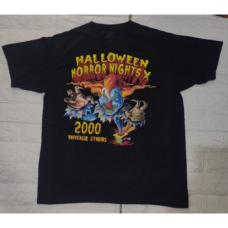 เสื้อยืด สยองขวัญ Halloween Horror Nights X ปี 2000 สภาพ 95 สวยมาก