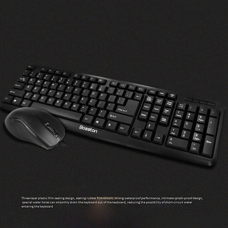 bosston-d5200-usb-keyboard-and-mouse-ชุด-คีย์บอร์ด-กับ-เมาส์-สีดำ