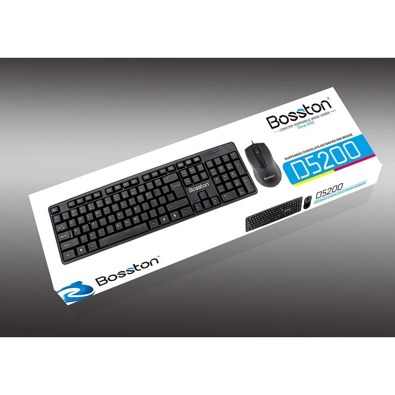 bosston-d5200-usb-keyboard-and-mouse-ชุด-คีย์บอร์ด-กับ-เมาส์-สีดำ