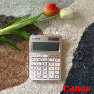 เครื่องคิดเลข canon รุ่น KS-125T สีชมพู