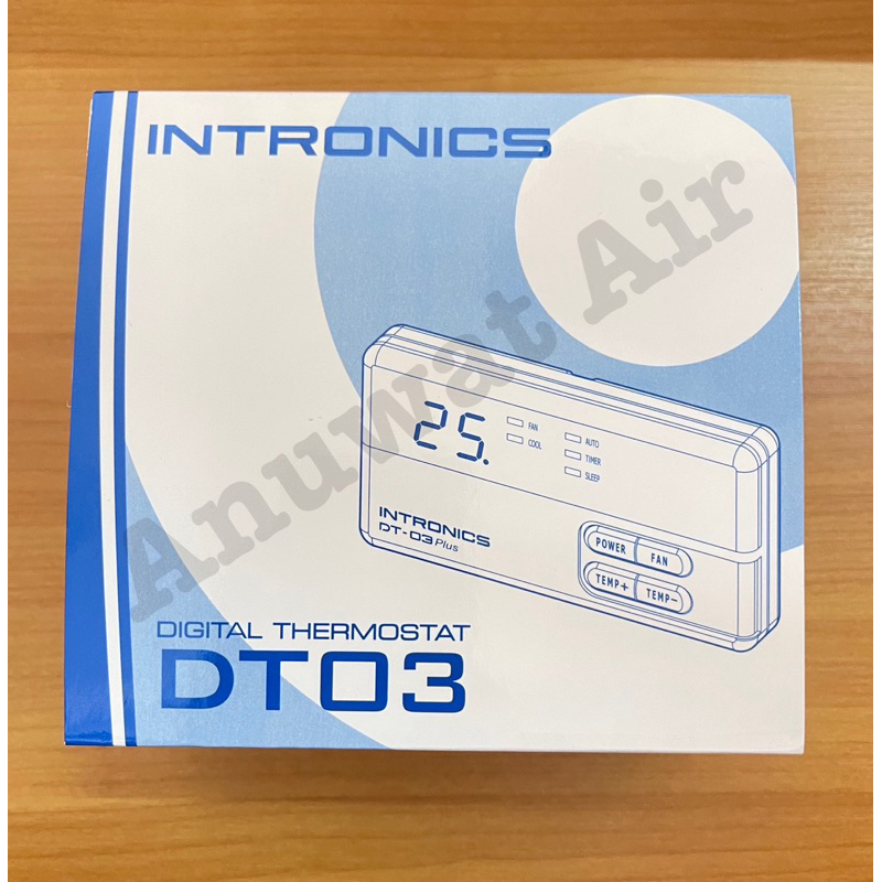 ชุดรีโมทคอนโทรลดิจิตอล INTRONICS รีโมทแอร์ เทอร์โมรูม DT03 มีสาย ไร้สาย ...