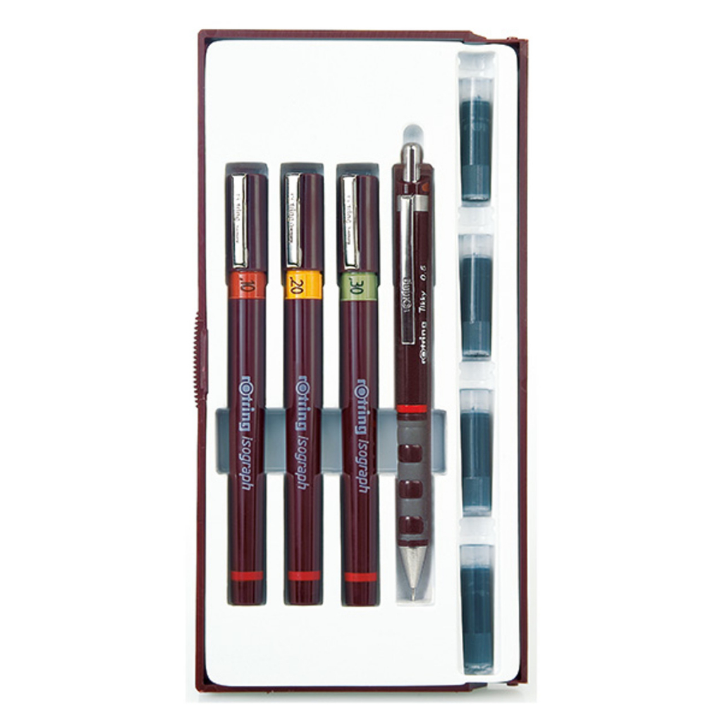 ชุดปากกาเขียนแบบ-rotring-isograph-junior-set