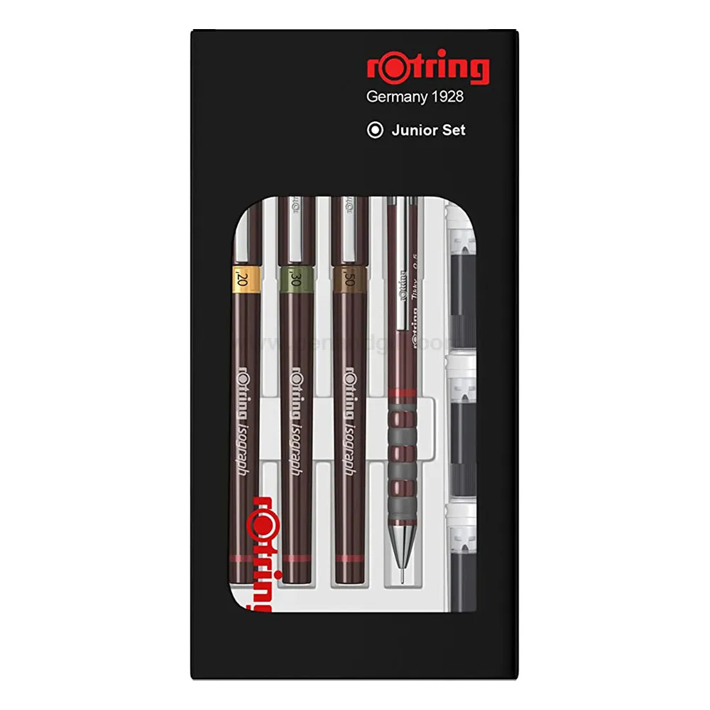 ชุดปากกาเขียนแบบ-rotring-isograph-junior-set