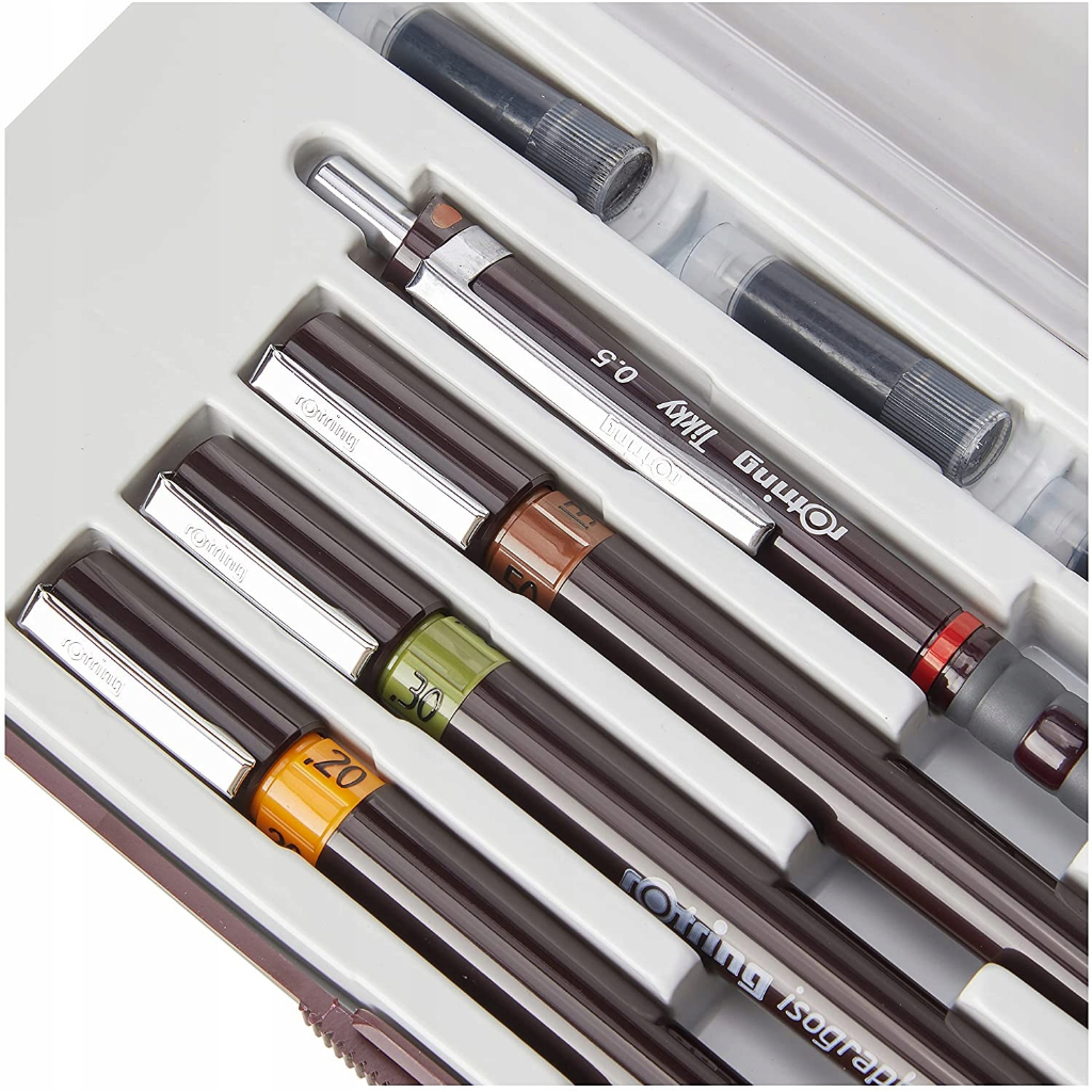 ชุดปากกาเขียนแบบ-rotring-isograph-junior-set