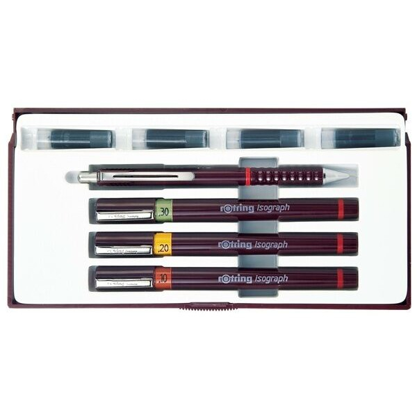 ชุดปากกาเขียนแบบ-rotring-isograph-junior-set