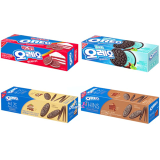 Oreo Mint chocs  มิ้นต์ช็อค Red velvet Thin Chocolate Mousses Tiramisu โอรีโอ้ เซียวจ้าน Nabisco Mint Choco เกาหลี