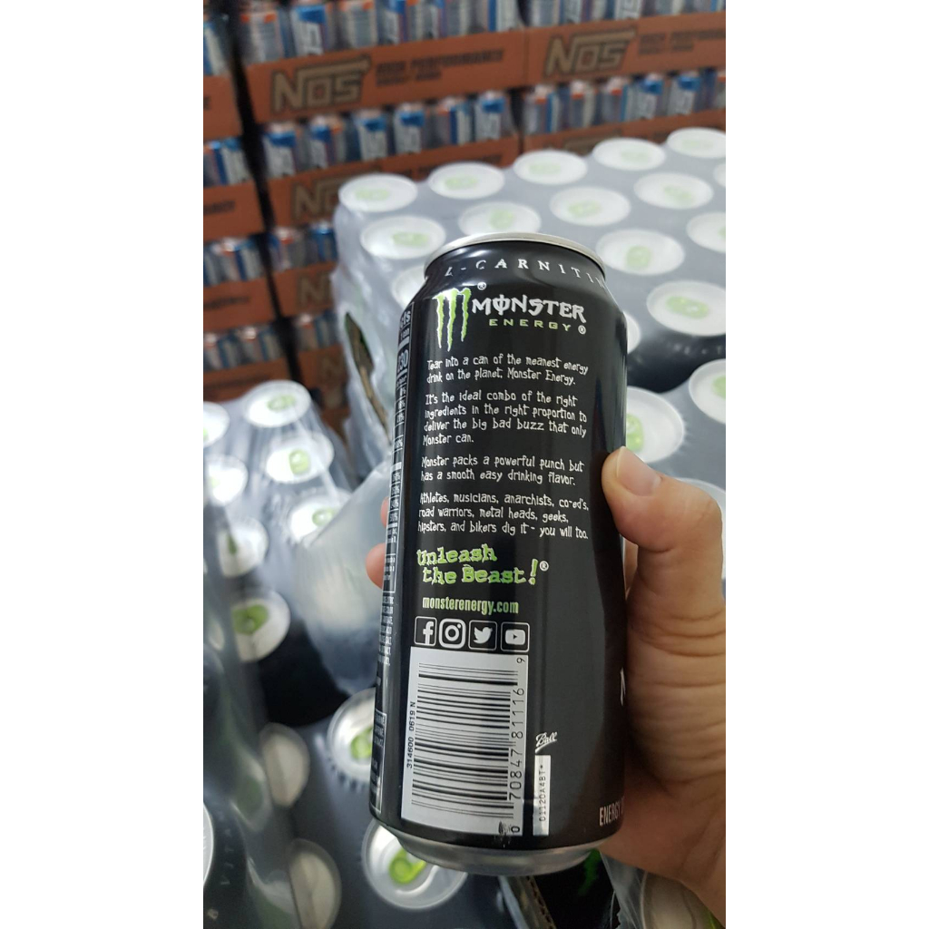 🇺🇲Monster Original Energy Drink, 16fl oz. (473ml.) | Shopee Thailand