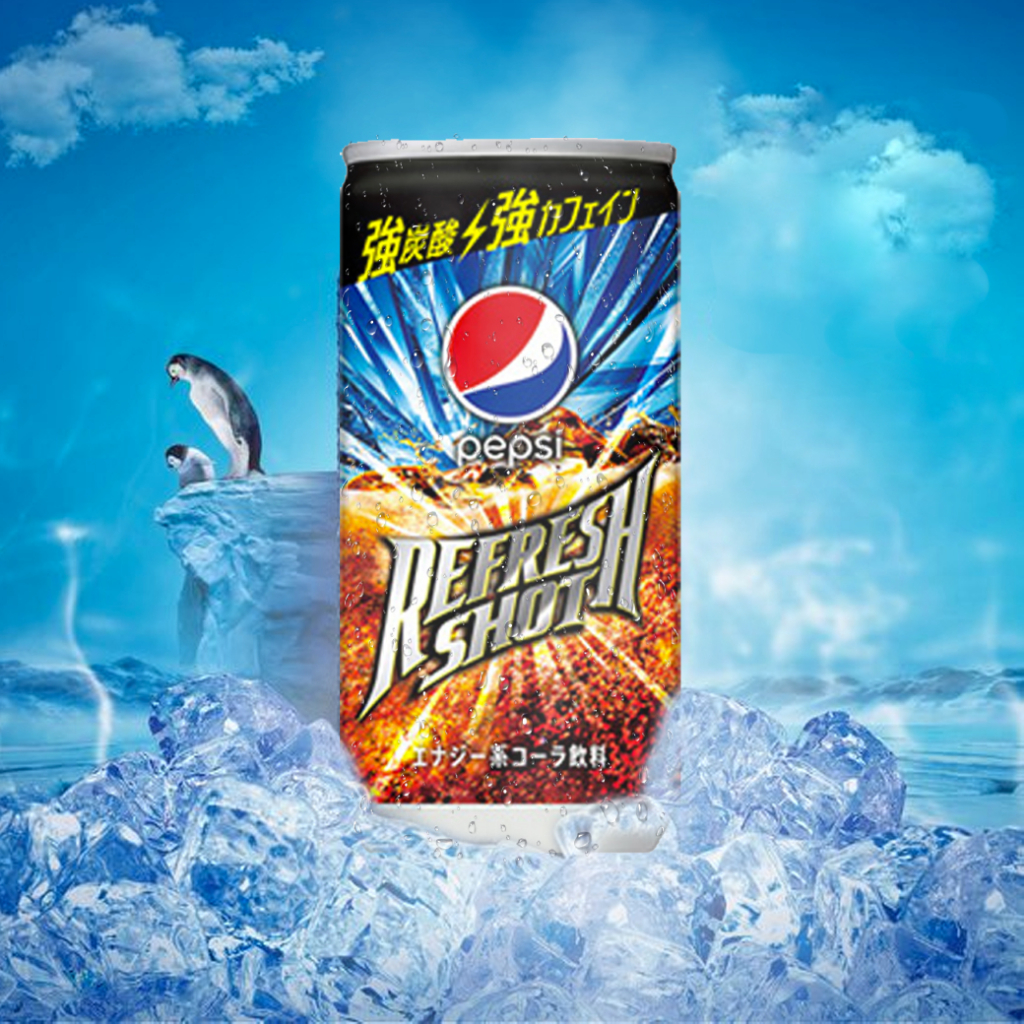 pepsi-refresh-shot-แป๊ปซี่-รีเฟรชช็อต-กระป๋อง200ml-จากประเทศญี่ปุ่น