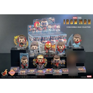 🎁 ยก Set กล่องสุ่ม 🤖🔴 Iron Man Series 4 Hot Toys Cosbi Bobble-Head Collection Marvel Studios : Hot Toys