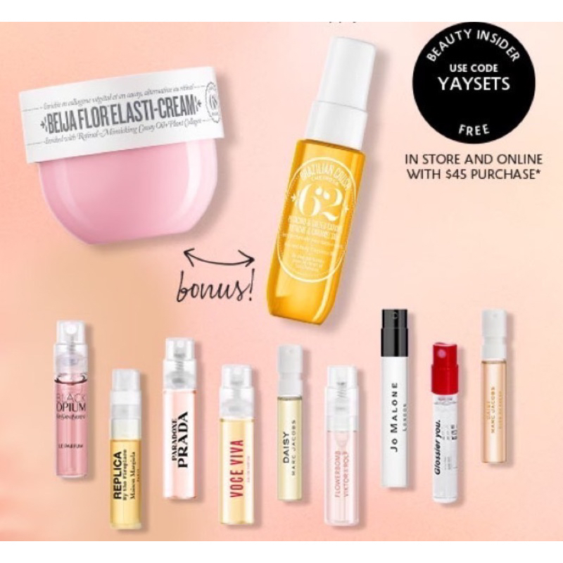 (แท้/พร้อมส่ง) SEPHORA Fragrance Mother's Day Sample Set Shopee Thailand