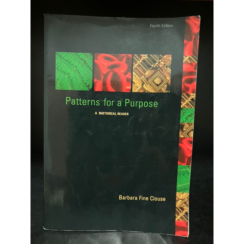 หนังสือมือสอง Used books | Patterns for a Purpose: A Rhetorical Reader ...