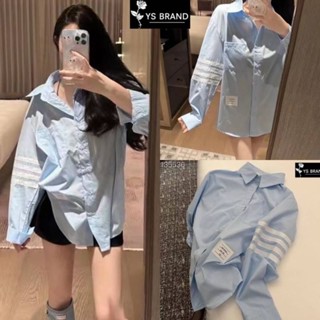 เสื้อเชิ้ตแขนยาวคอปก ผ้าเชิ้ตเนื้ออย่างดี