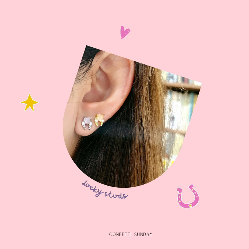 confetti-sunday-lucky-stud-earrings