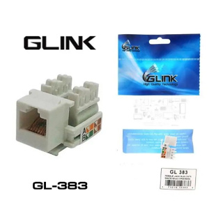 Glink Jack RJ45 CAT5 GLINK รุ่น GL383 หัวแลนตัวเมีย